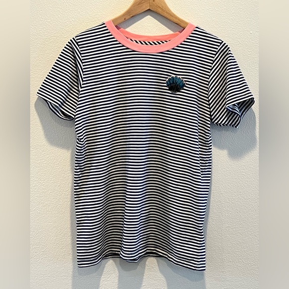 J Crew Seashell Tee - Picture 1 of 4